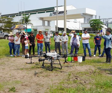 Día de campo, uso y aplicación de agroquímicos con drones 9abr Hebert  Bautista 1
