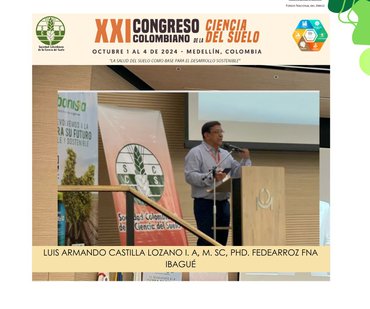 Fedearroz en Congreso del Suelo 2024